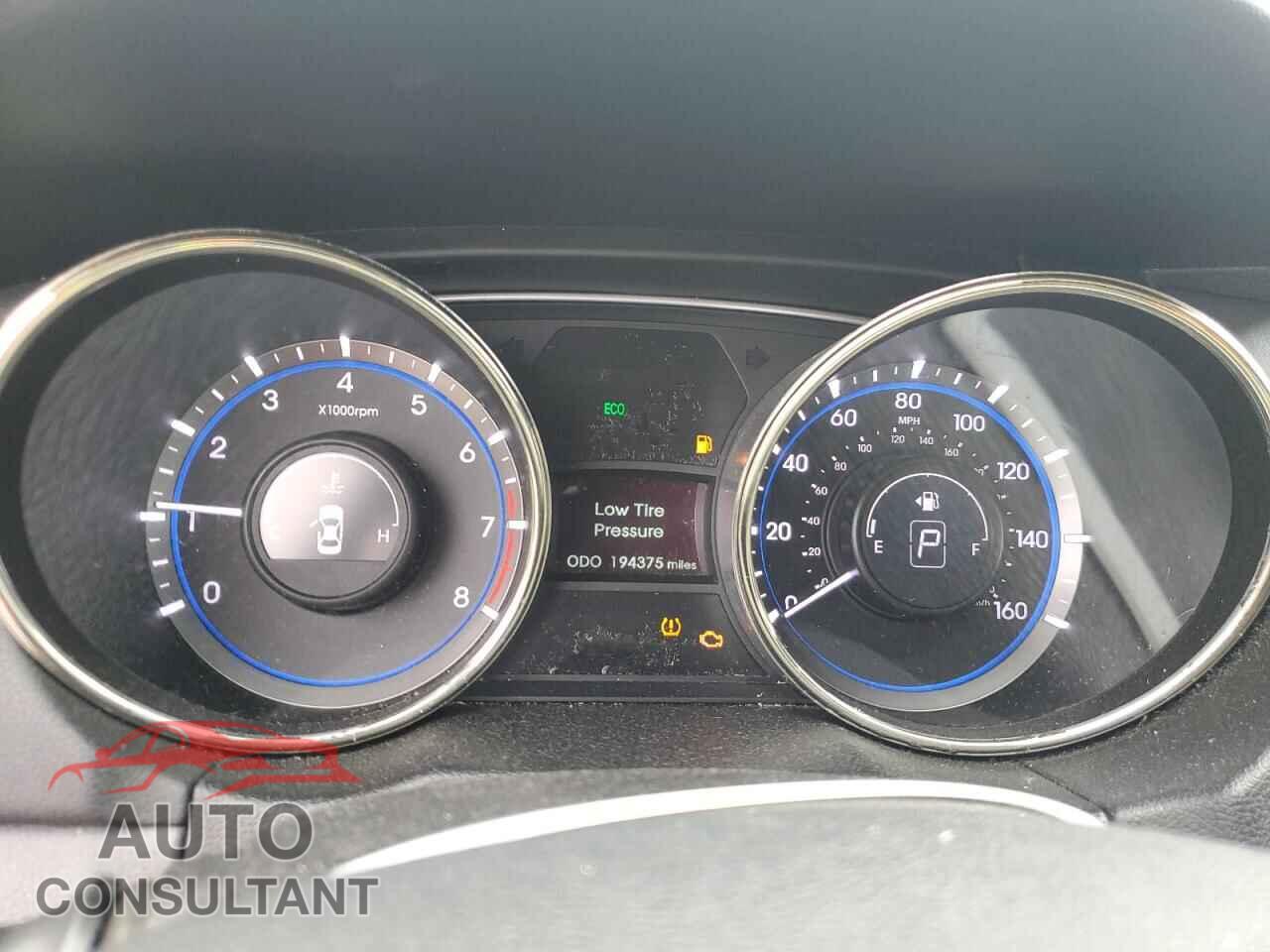 HYUNDAI SONATA 2012 - 5NPEB4AC2CH498306