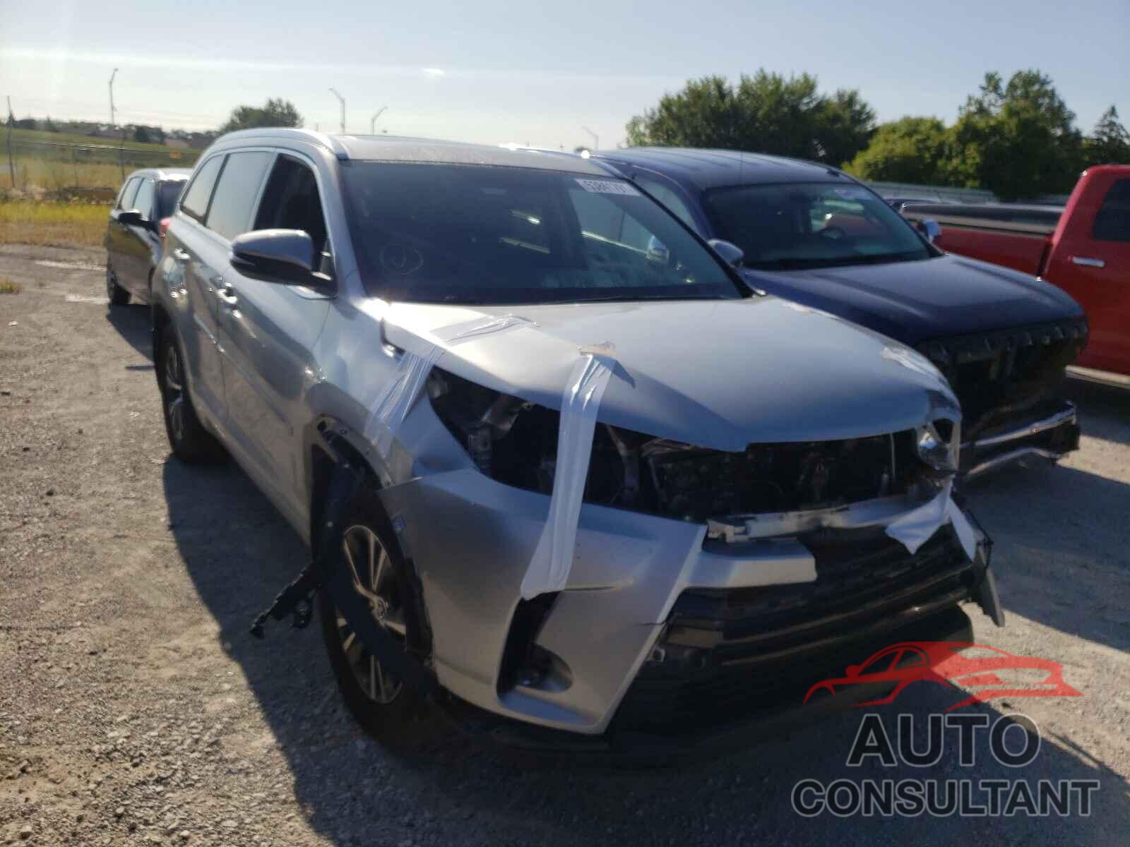 TOYOTA HIGHLANDER 2016 - 5TDJKRFH2GS301604