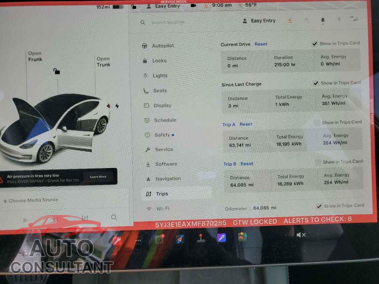 TESLA MODEL 3 2021 - 5YJ3E1EAXMF870285
