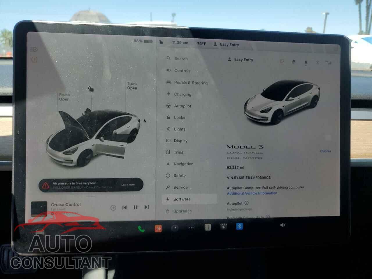 TESLA MODEL 3 2021 - 5YJ3E1EB4MF939903