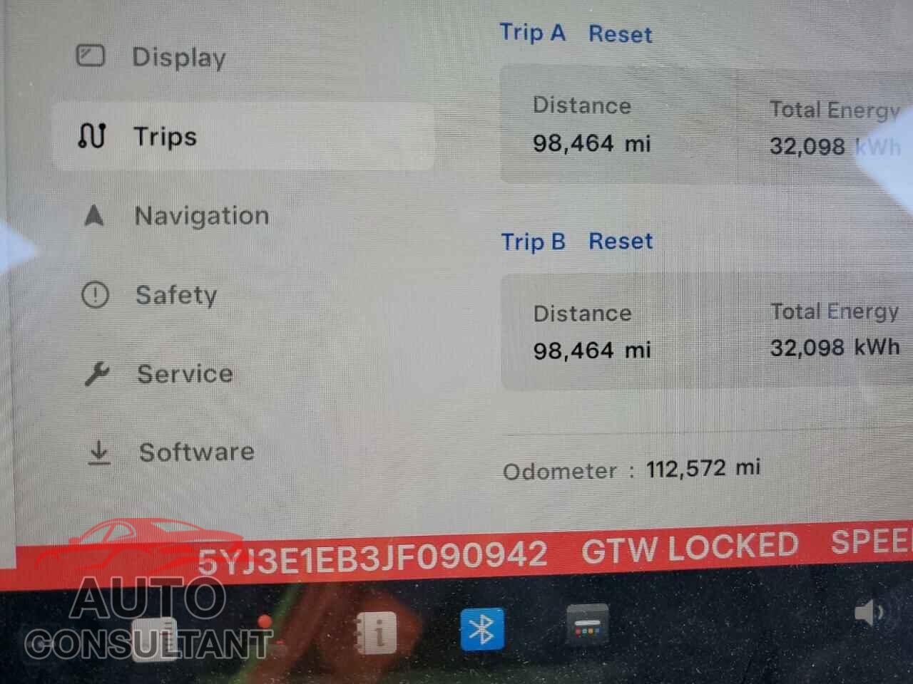 TESLA MODEL 3 2018 - 5YJ3E1EB3JF090942