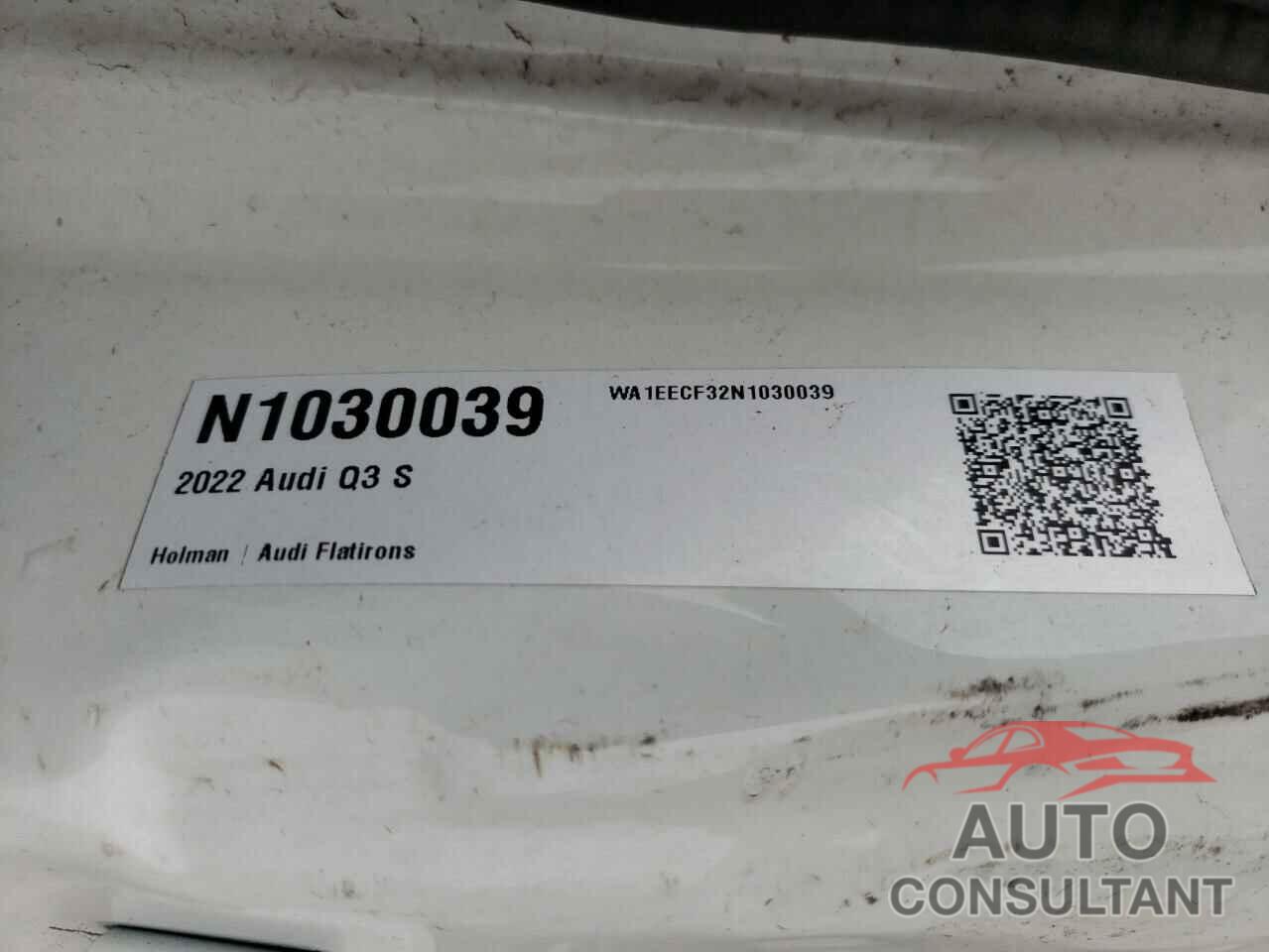 AUDI Q3 2022 - WA1EECF32N1030039