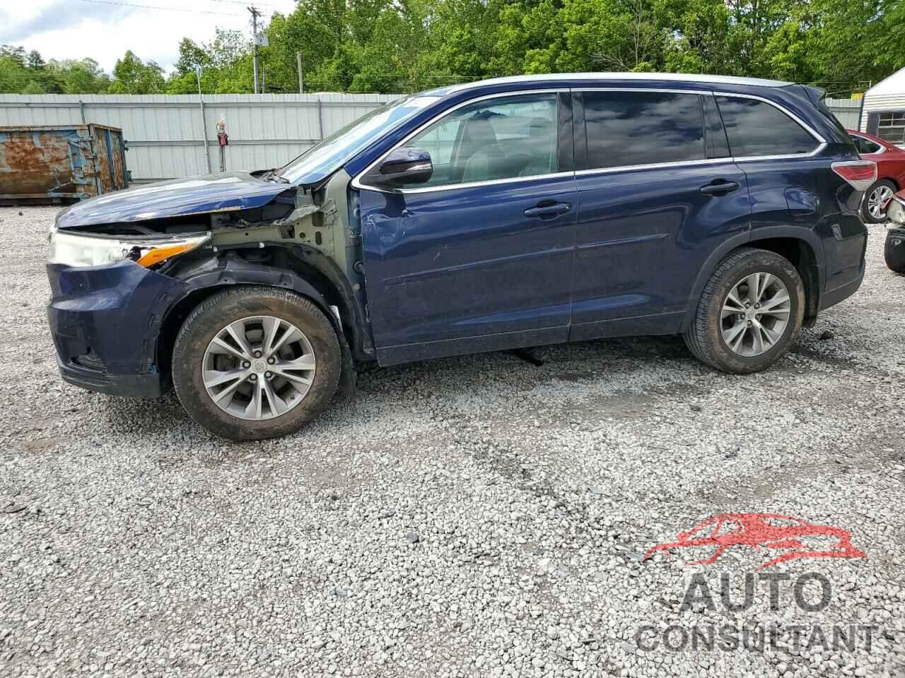 TOYOTA HIGHLANDER 2014 - 5TDJKRFH2ES033313