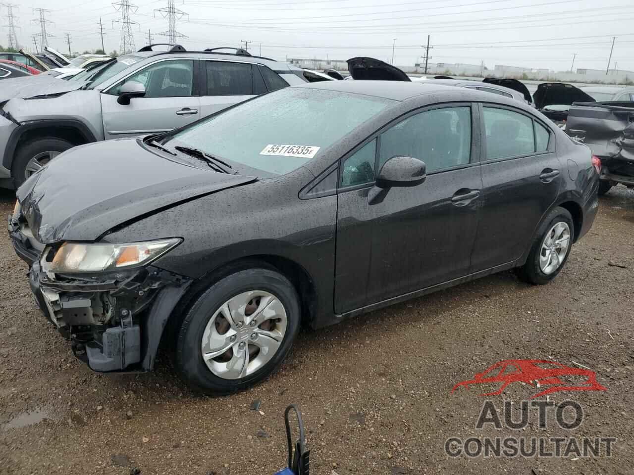 HONDA CIVIC 2013 - 19XFB2F55DE039053