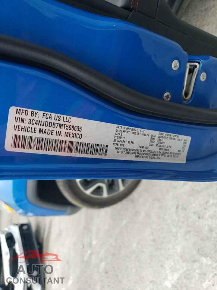 JEEP COMPASS 2021 - 3C4NJDDB7MT598635