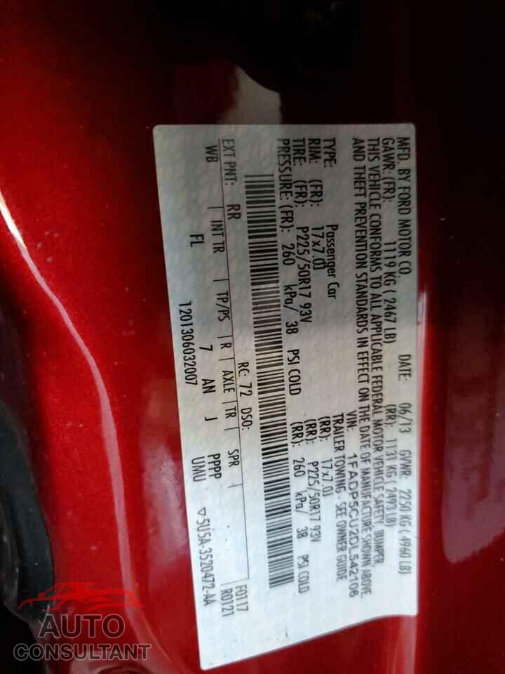 FORD CMAX 2013 - 1FADP5CU2DL542106