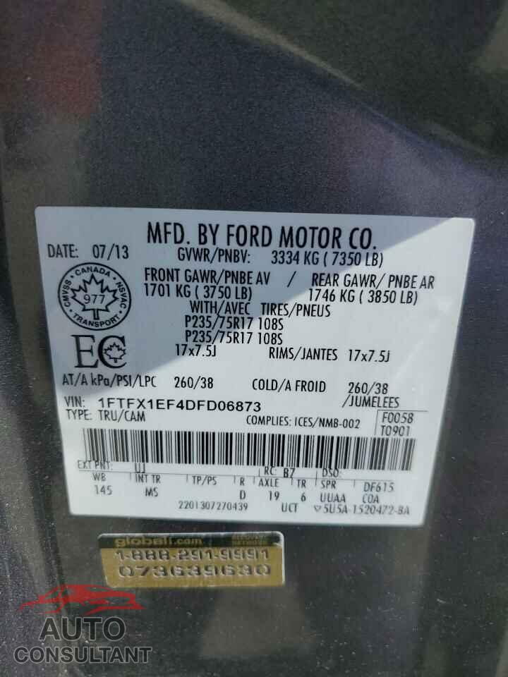 FORD F-150 2013 - 1FTFX1EF4DFD06873