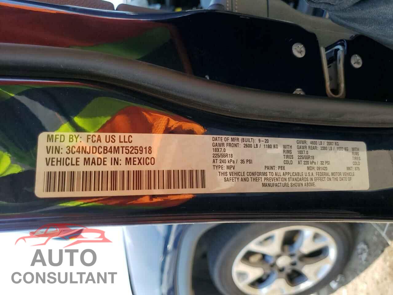 JEEP COMPASS 2021 - 3C4NJDCB4MT525918