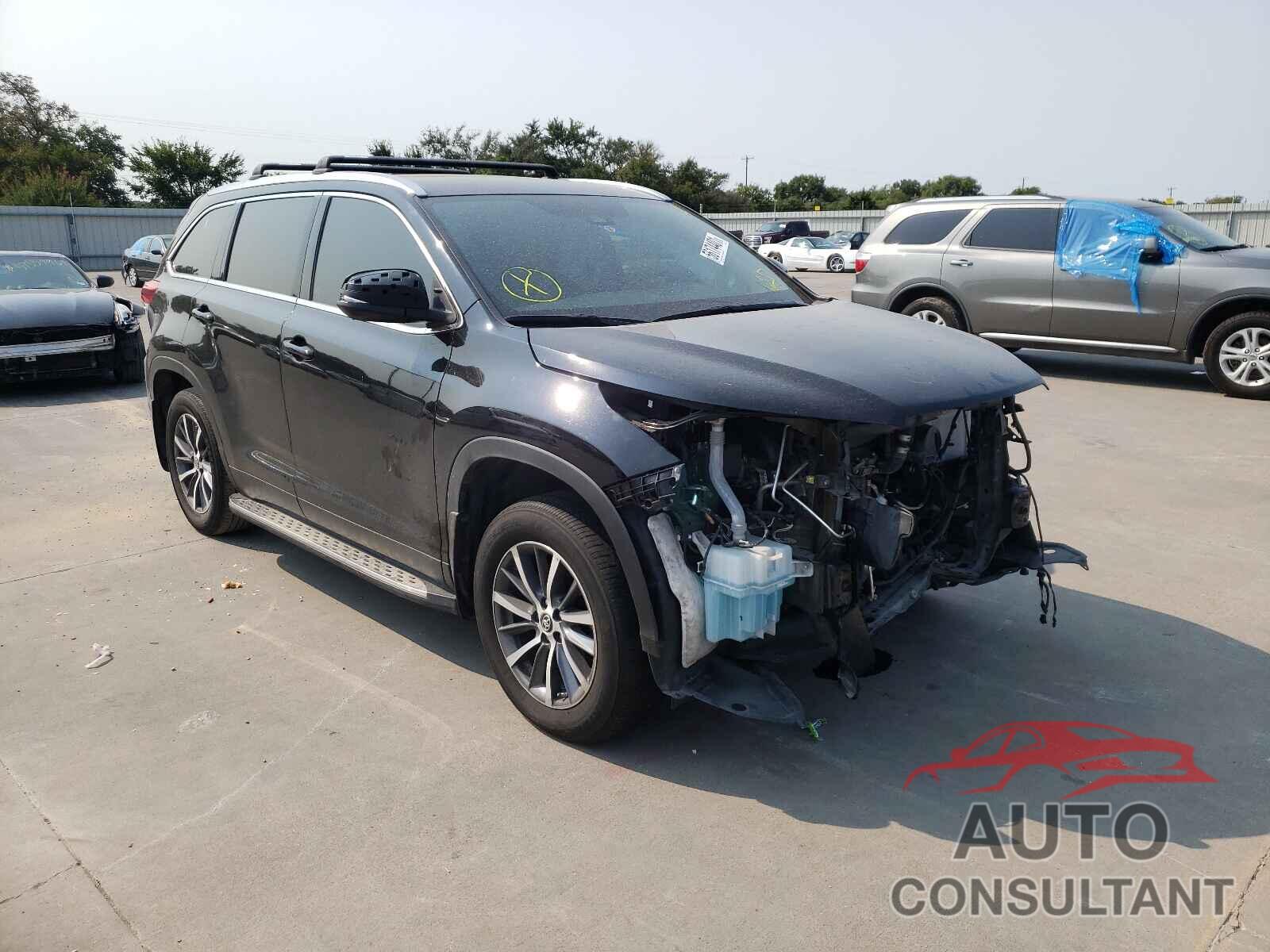 TOYOTA HIGHLANDER 2019 - 5TDKZRFH1KS570430