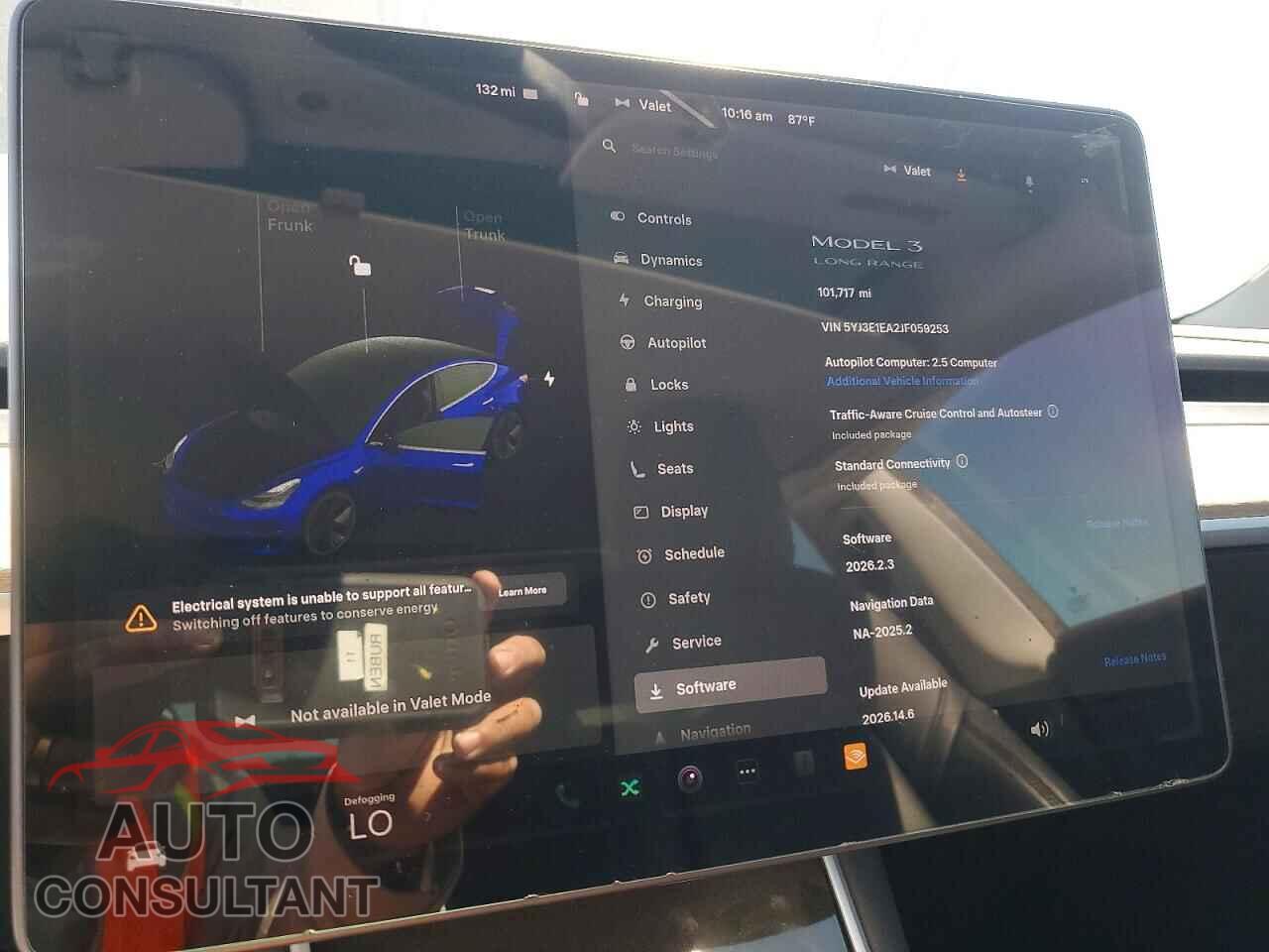 TESLA MDL 3 STD 2018 - 5YJ3E1EA2JF059253