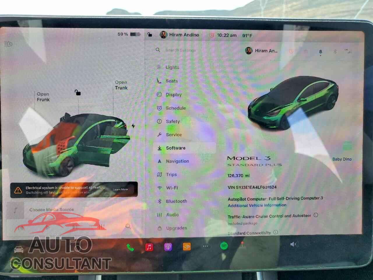 TESLA MODEL 3 2020 - 5YJ3E1EA4LF631524