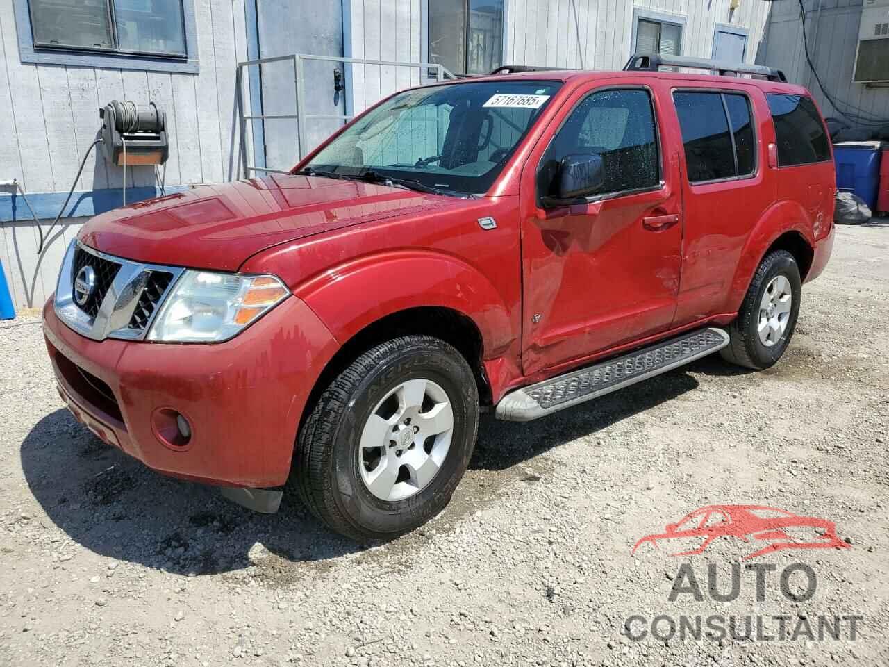 NISSAN PATHFINDER 2010 - 5N1AR1NN0AC627278