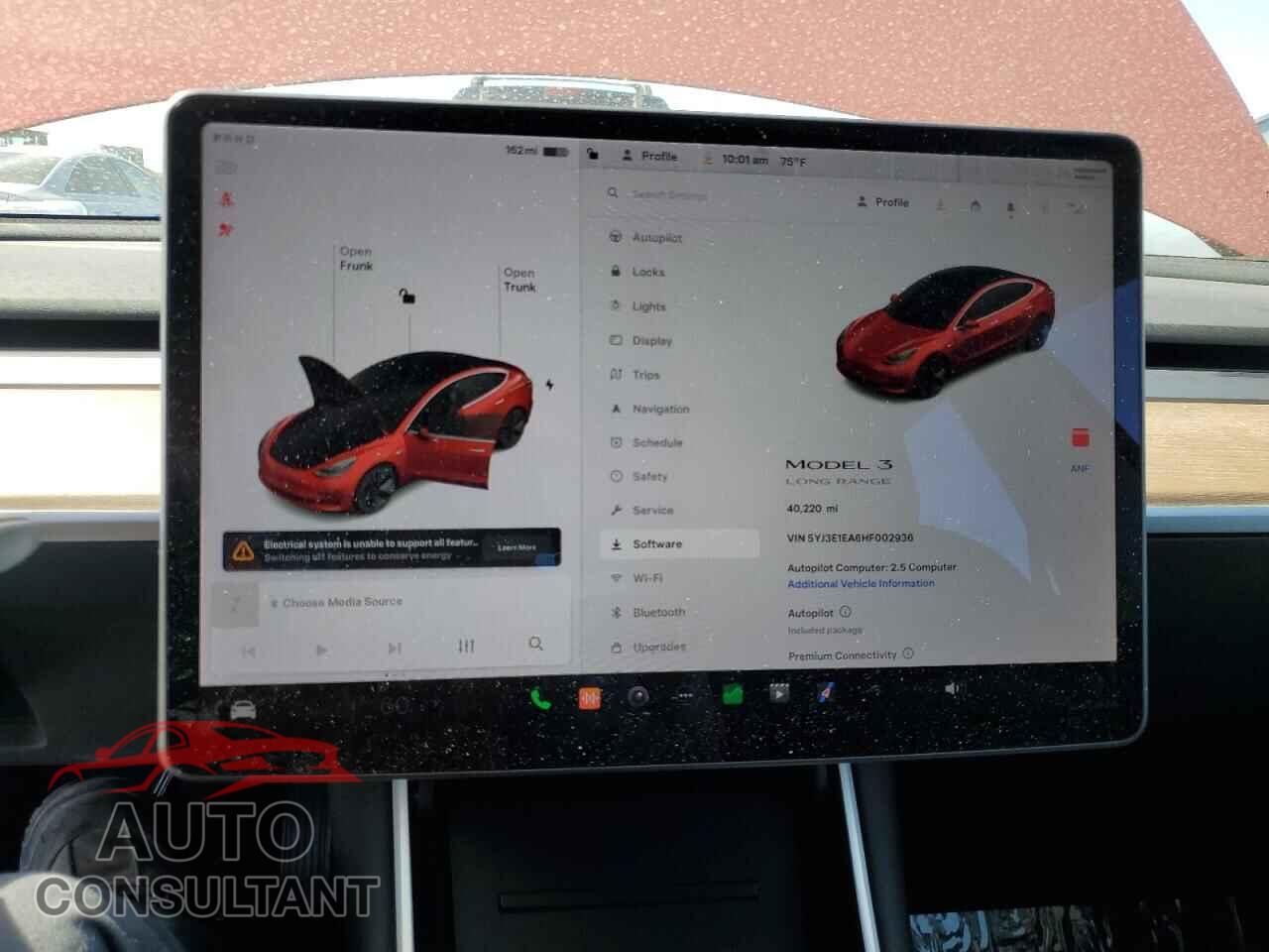 TESLA MODEL 3 2017 - 5YJ3E1EA6HF002936