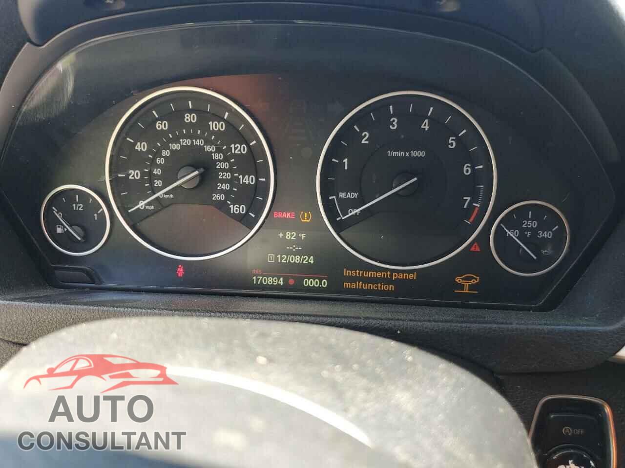 BMW 3 SERIES 2013 - WBA3C1G54DNR49083