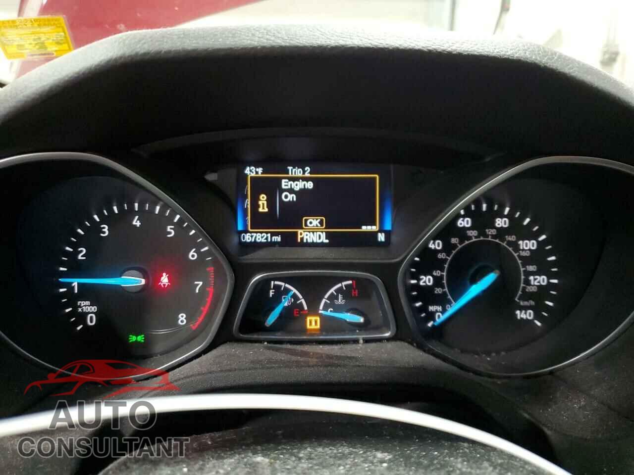 FORD FOCUS 2017 - 1FADP3F24HL234892
