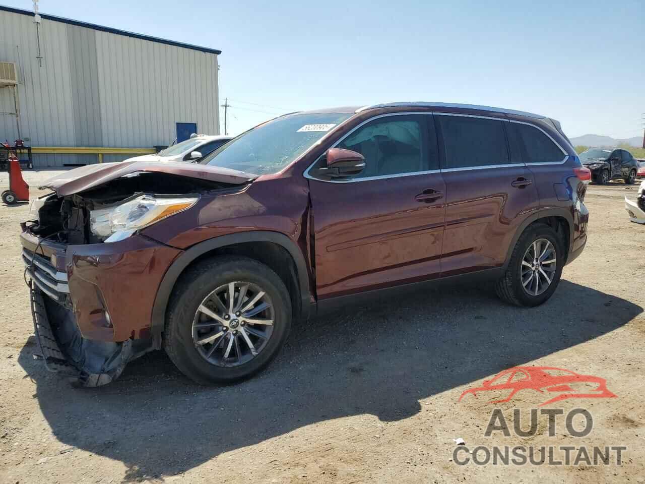 TOYOTA HIGHLANDER 2019 - 5TDKZRFH9KS312334