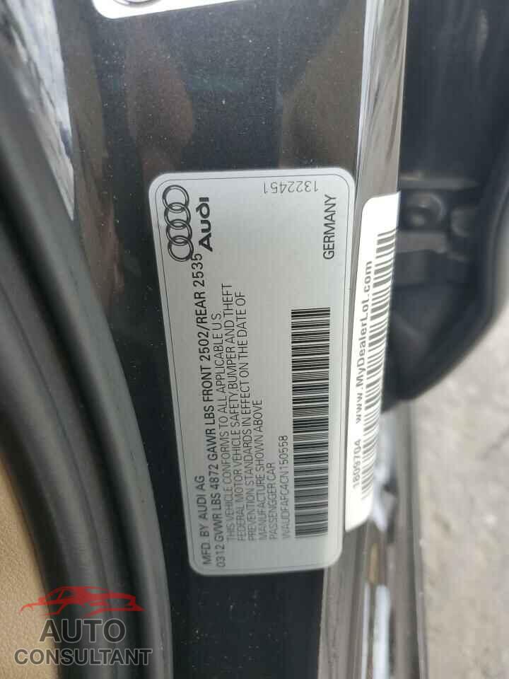 AUDI A6 2012 - WAUDFAFC4CN150558