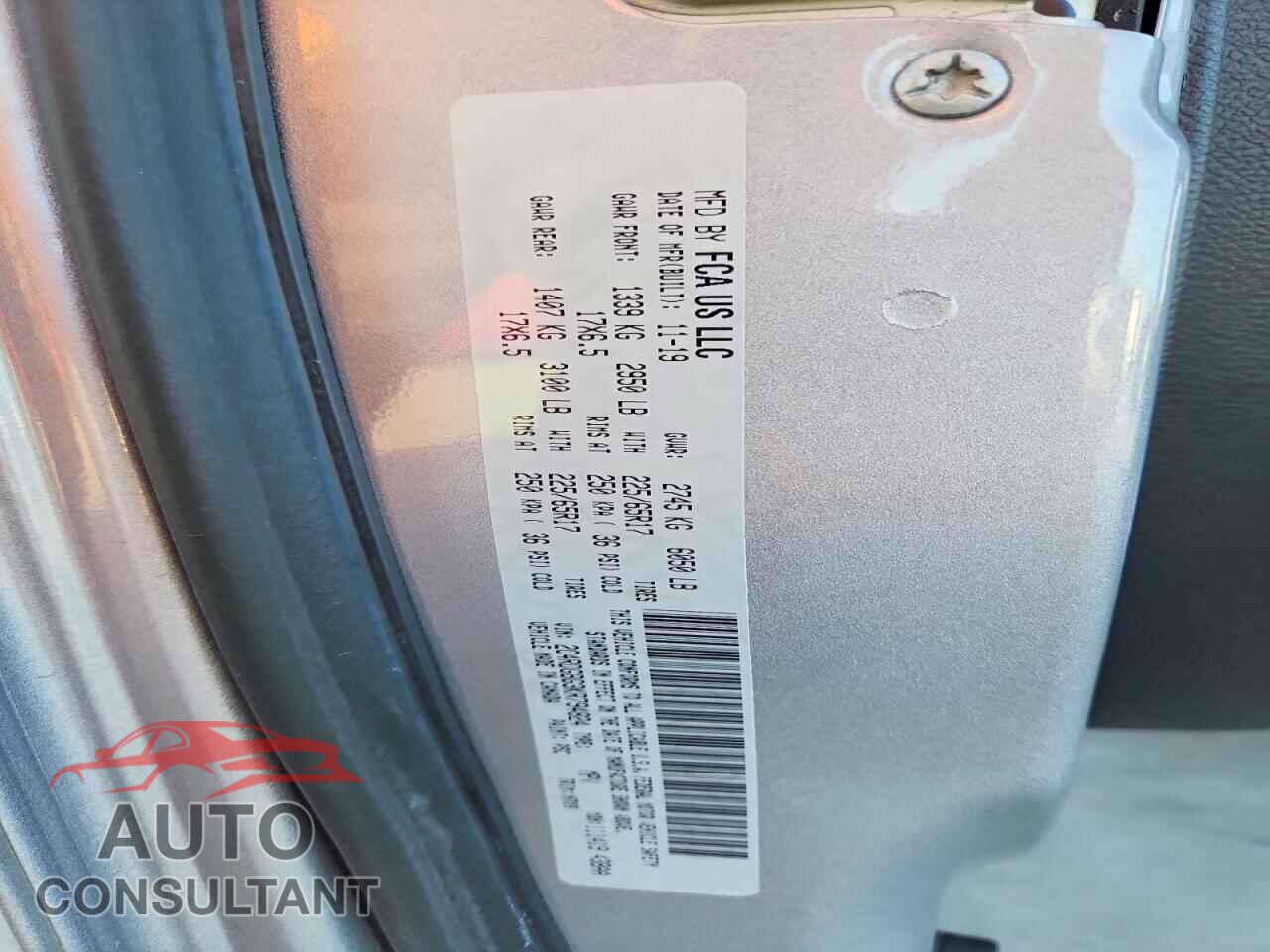 DODGE CARAVAN 2019 - 2C4RDGBG3KR794824