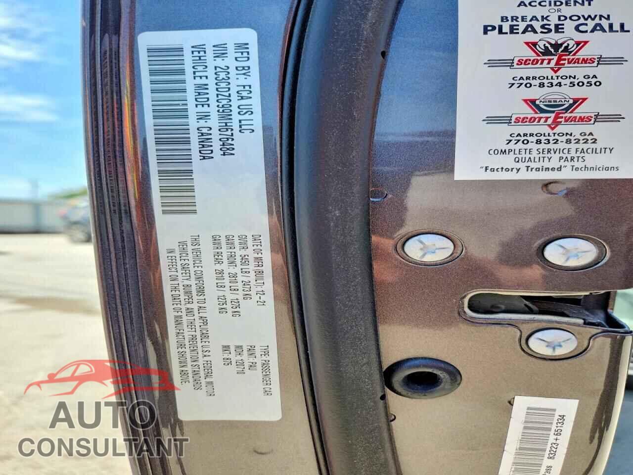 DODGE CHALLENGER 2021 - 2C3CDZC99MH676484