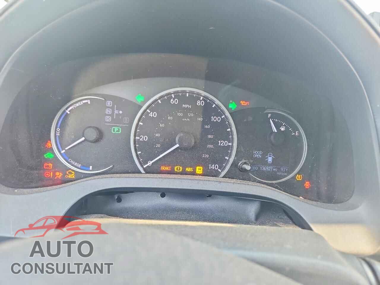 LEXUS CT 200 2012 - JTHKD5BH4C2113566