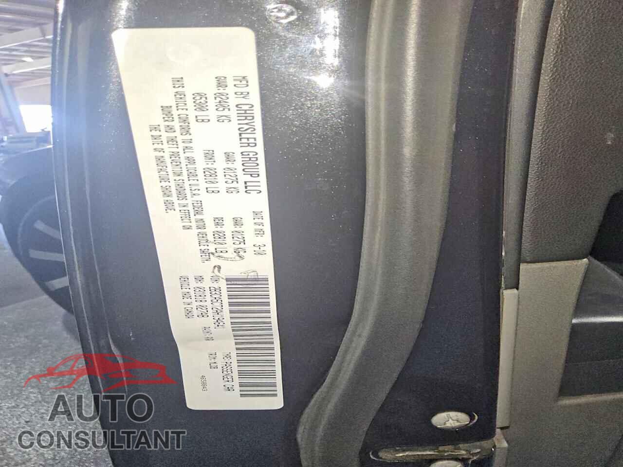 DODGE CHARGER 2010 - 2B3CA5CT2AH194641