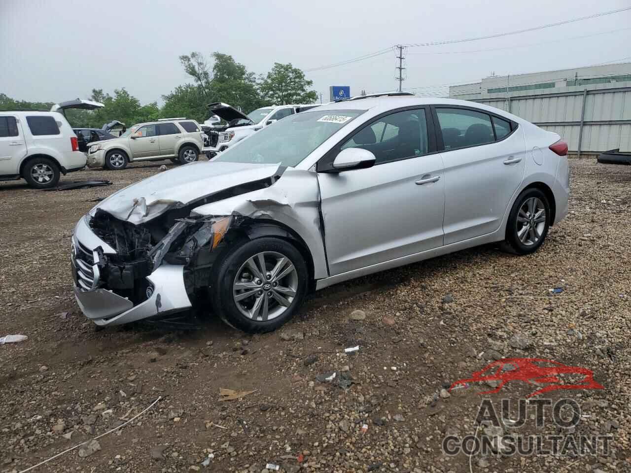 HYUNDAI ELANTRA 2018 - KMHD84LFXJU718095