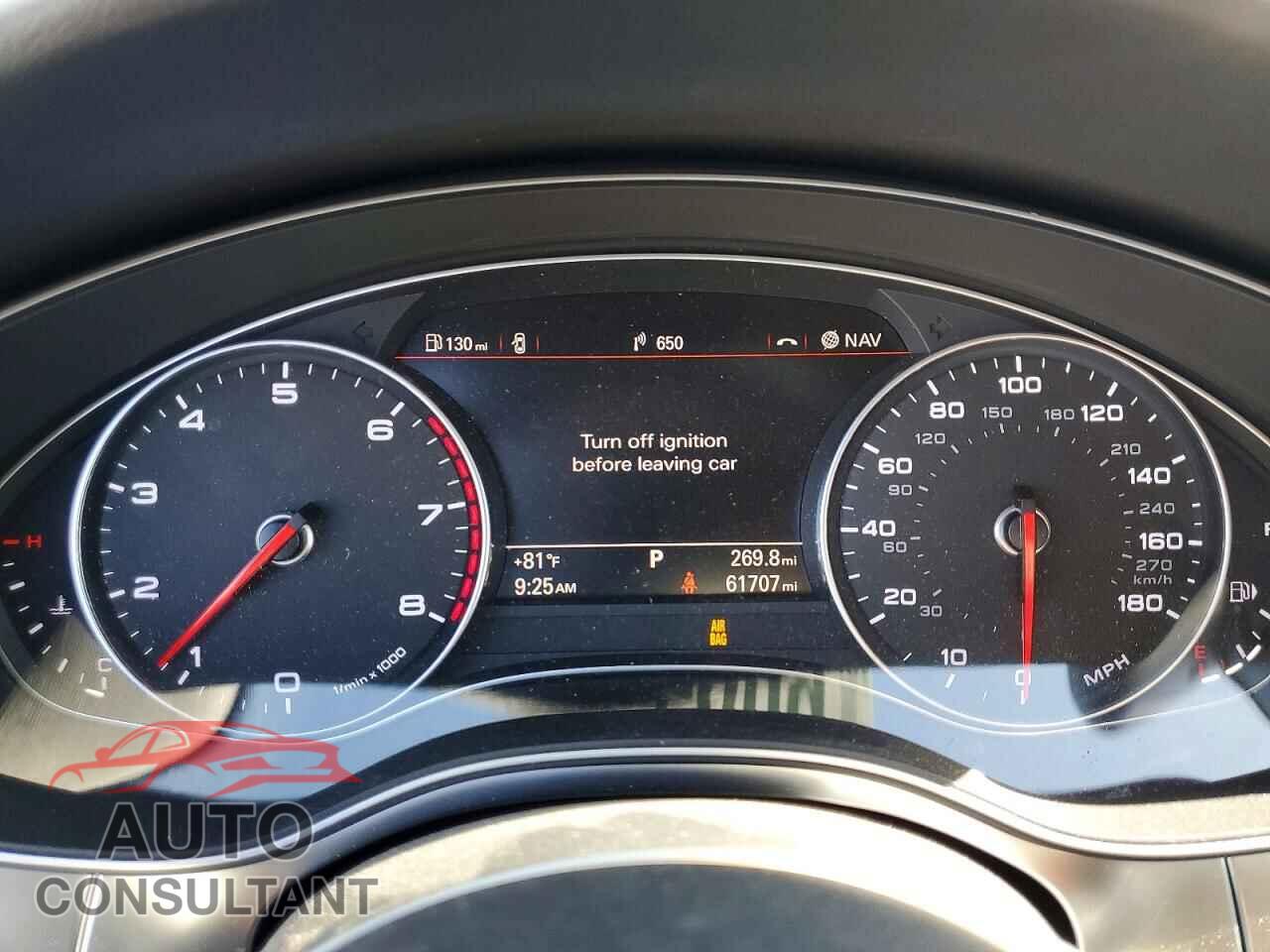 AUDI A6 2015 - WAUGFAFC0FN036204