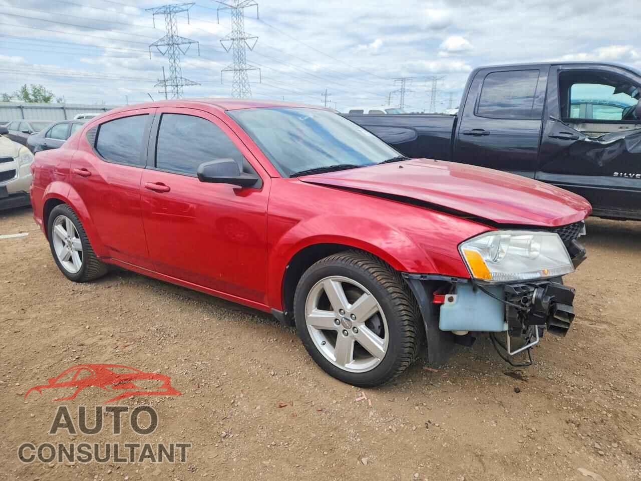 DODGE AVENGER 2013 - 1C3CDZAB9DN534214
