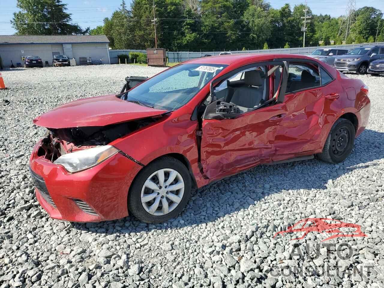 TOYOTA COROLLA 2015 - 2T1BURHEXFC397006