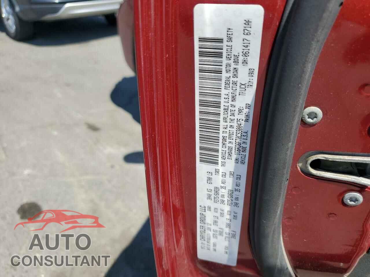 DODGE RAM 1500 2012 - 1C6RD6FT0CS300475