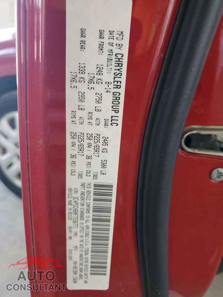 DODGE JOURNEY 2015 - 3C4PDCAB0FT536771