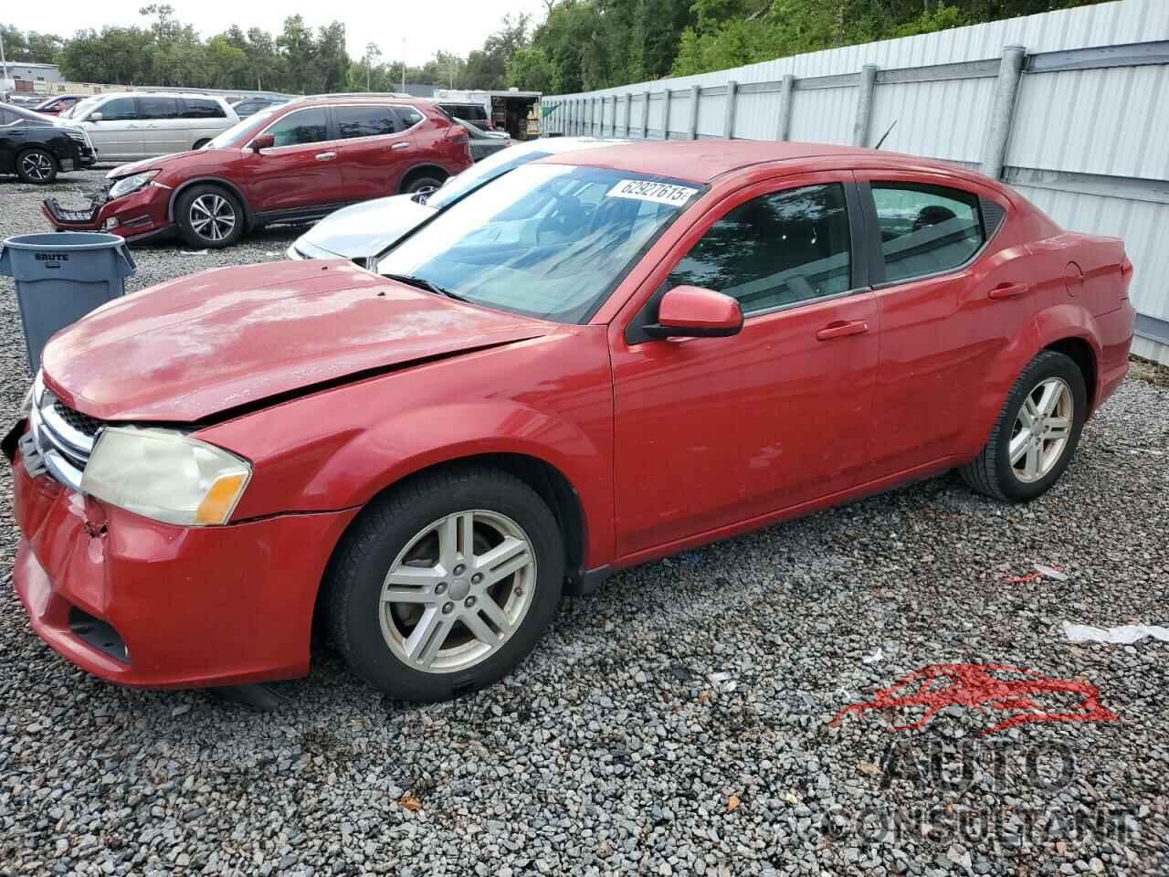 DODGE AVENGER 2013 - 1C3CDZCB1DN653680