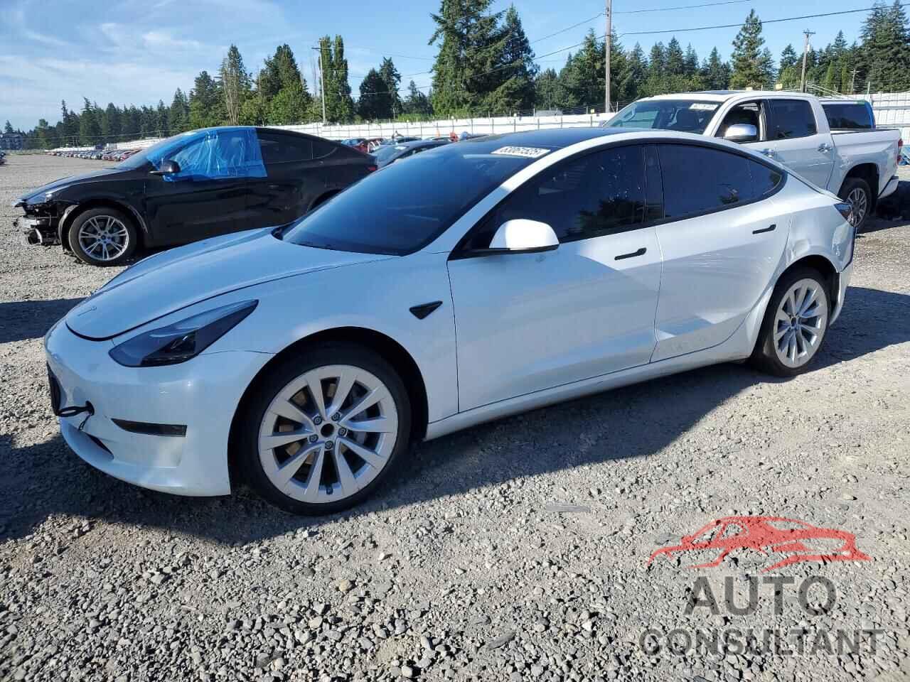TESLA MODEL 3 2022 - 5YJ3E1EA7NF144143