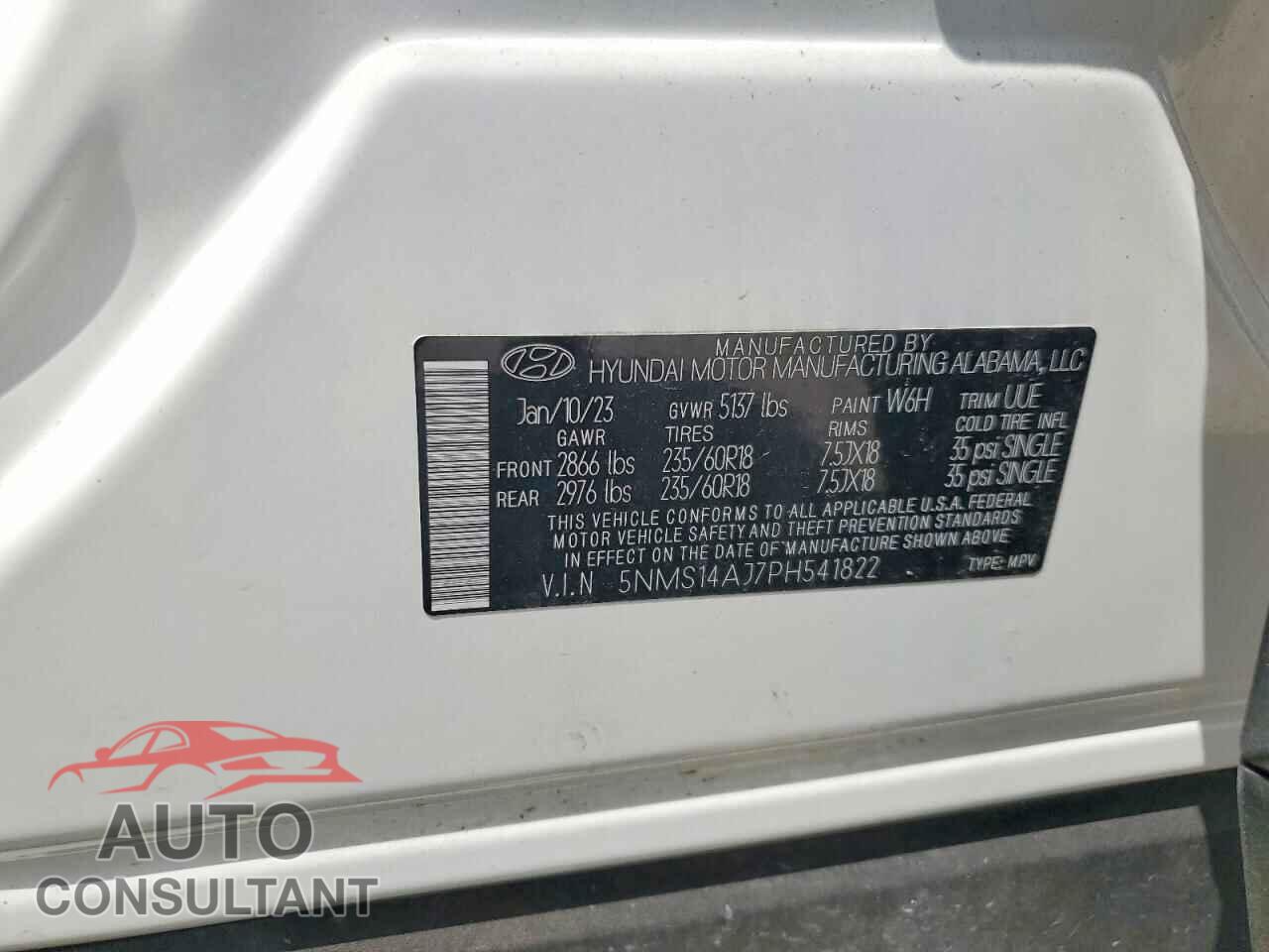 HYUNDAI SANTA FE 2023 - 5NMS14AJ7PH541822