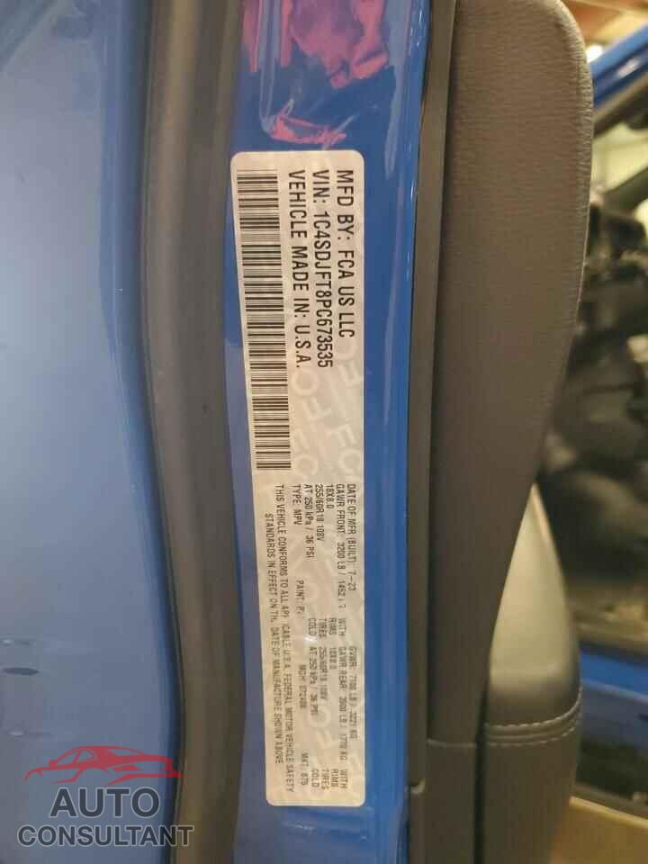 DODGE DURANGO 2023 - 1C4SDJFT8PC673535