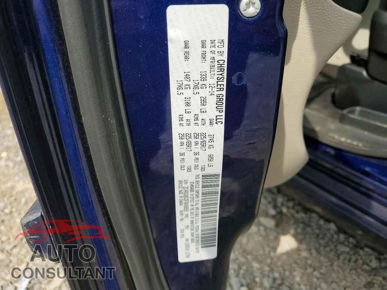 DODGE CARAVAN 2015 - 2C4RDGBG3FR649899