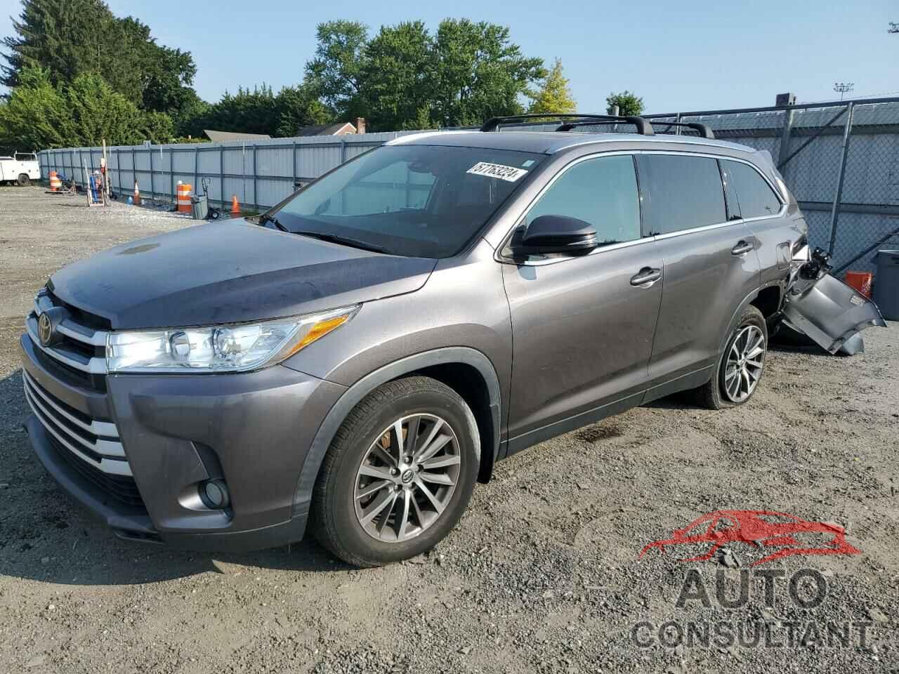 TOYOTA HIGHLANDER 2019 - 5TDJZRFH0KS718532