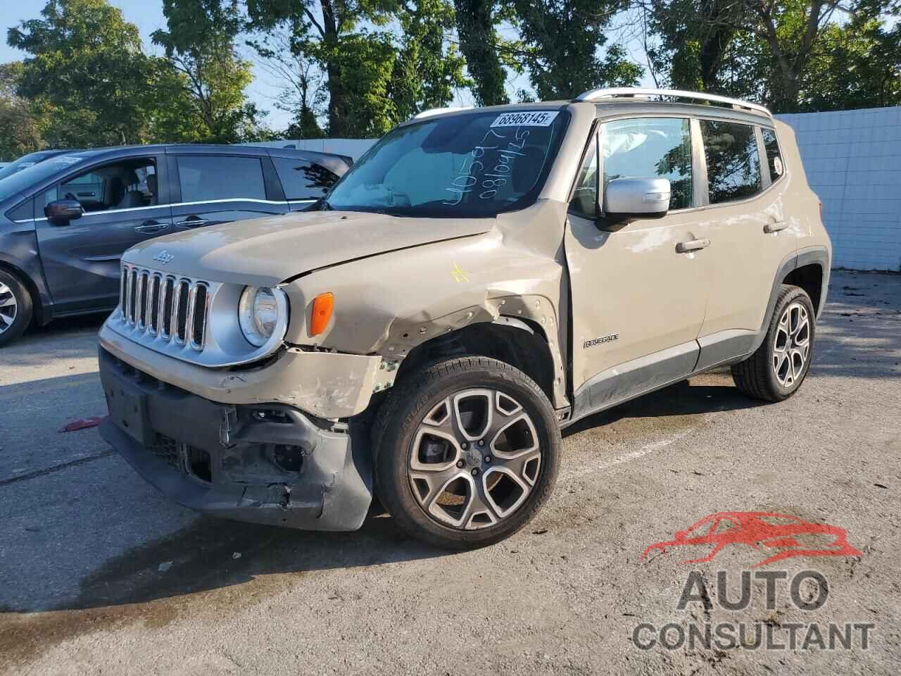 JEEP RENEGADE 2016 - ZACCJBDT7GPD41989