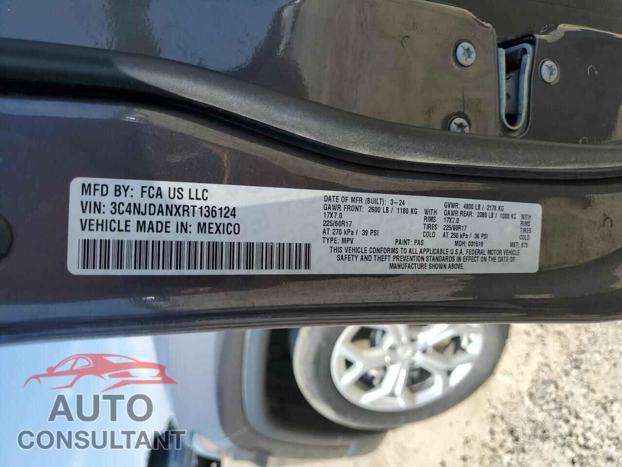 JEEP COMPASS 2024 - 3C4NJDANXRT136124
