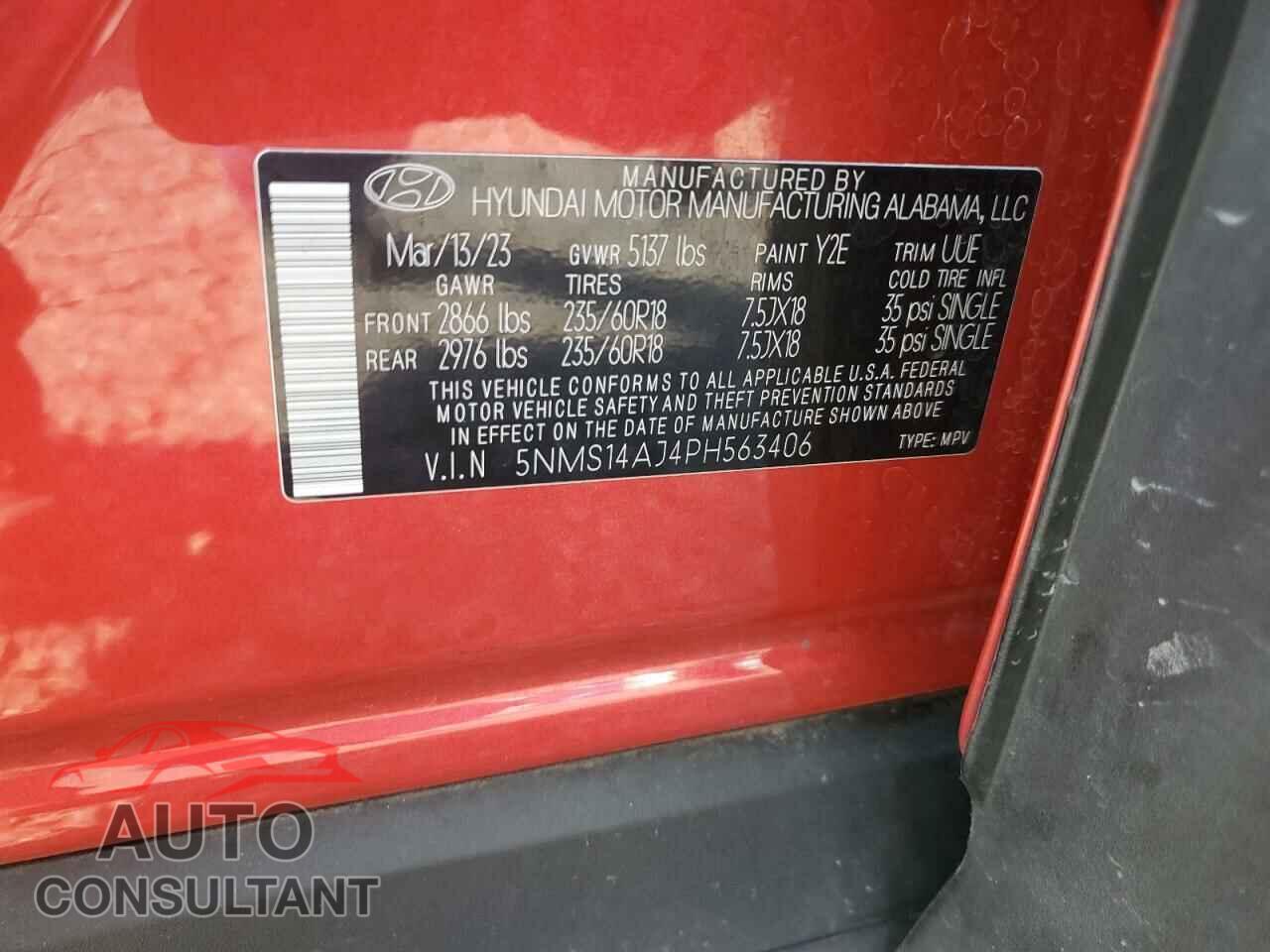 HYUNDAI SANTA FE 2023 - 5NMS14AJ4PH563406