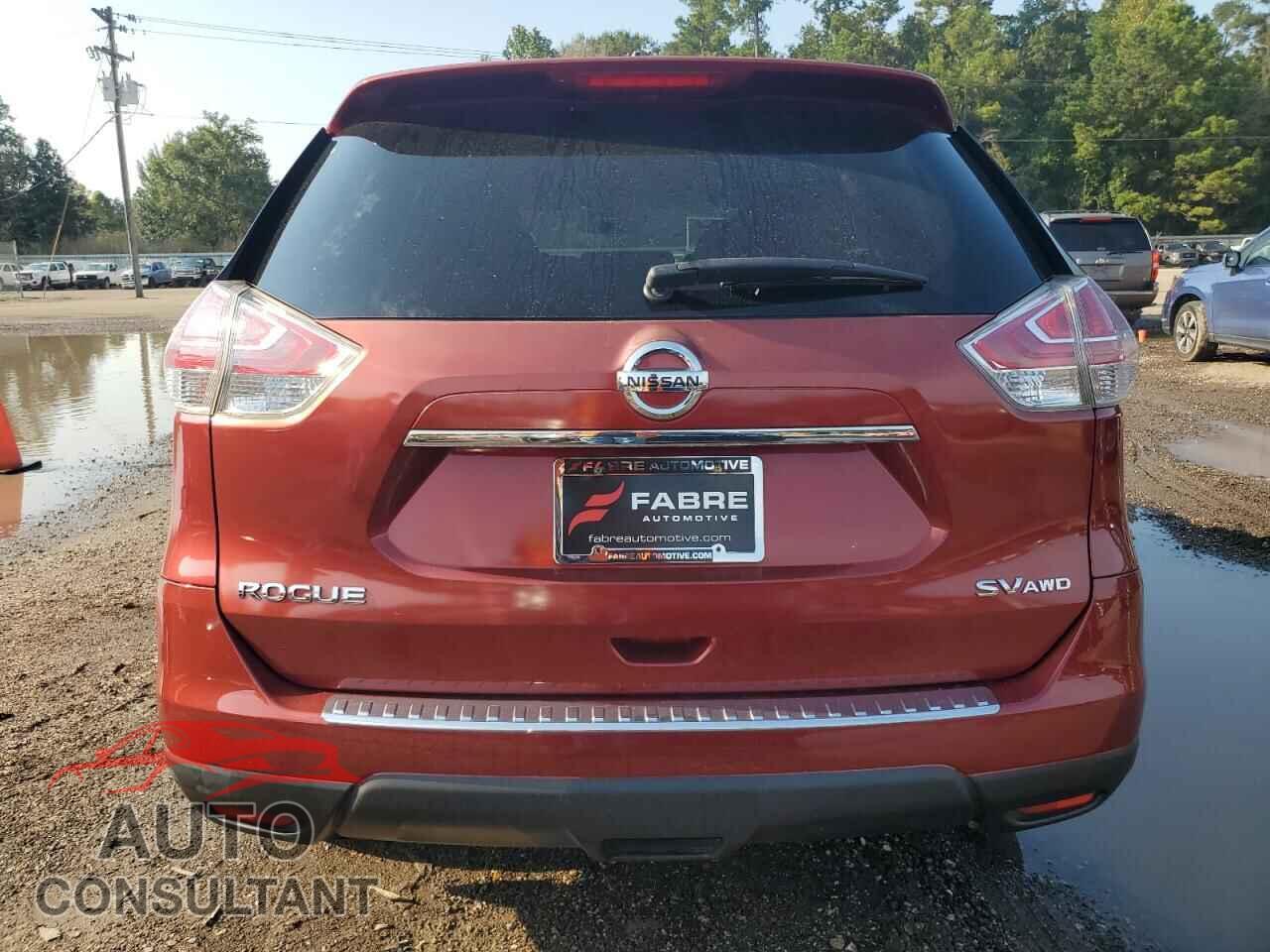 NISSAN ROGUE 2016 - KNMAT2MVXGP667110