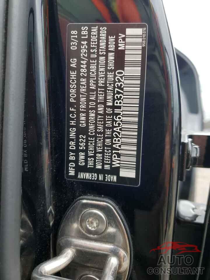 PORSCHE MACAN 2018 - WP1AB2A56JLB37320
