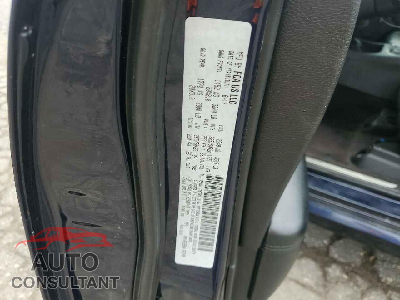 DODGE DURANGO 2017 - 1C4RDJDG1HC928743
