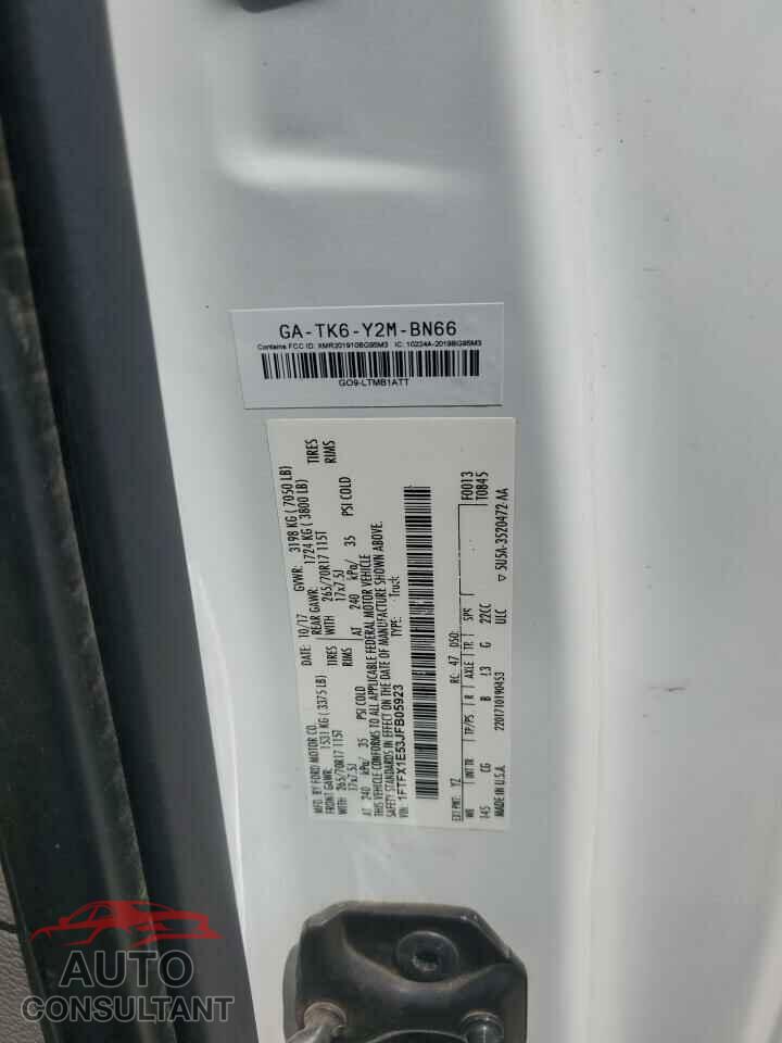 FORD F-150 2018 - 1FTFX1E53JFB05923
