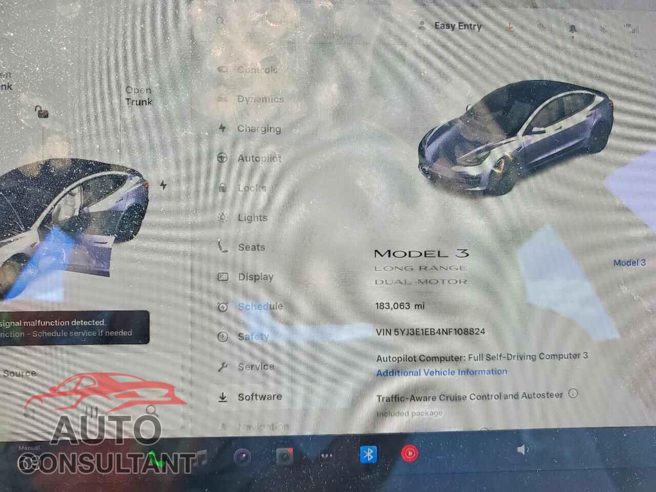 TESLA MODEL 3 2022 - 5YJ3E1EB4NF108824