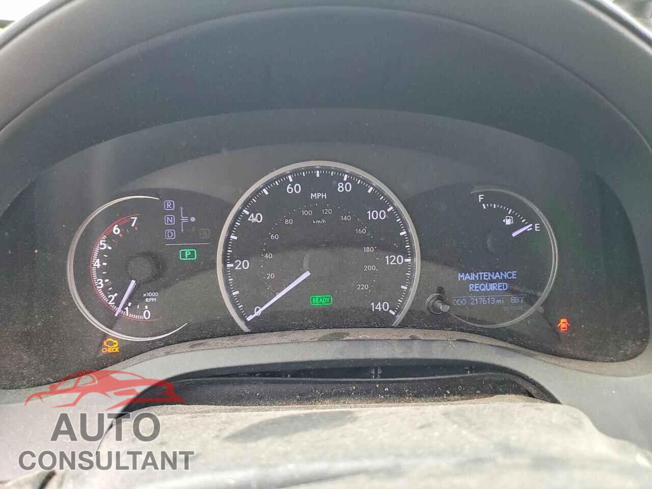 LEXUS CT 200 2013 - JTHKD5BH7D2171897