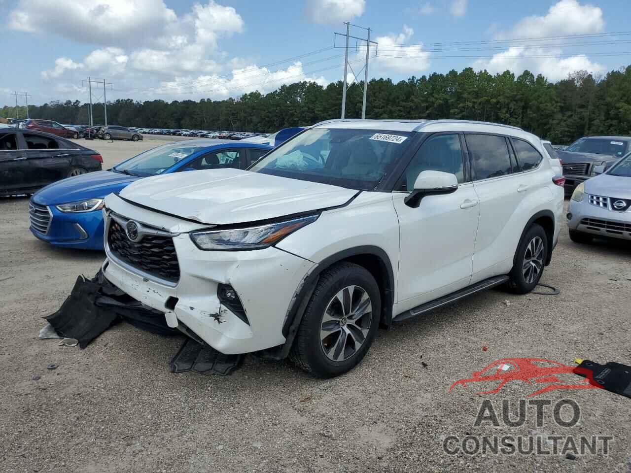 TOYOTA HIGHLANDER 2020 - 5TDGZRAHXLS000831