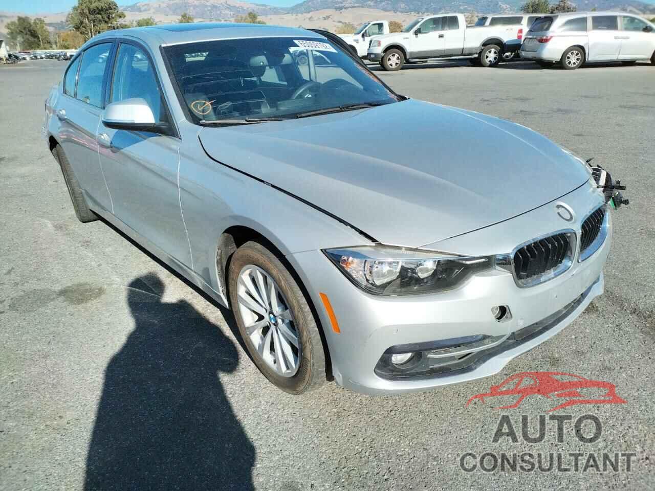 BMW 3 SERIES 2017 - WBA8B9G5XHNU51242