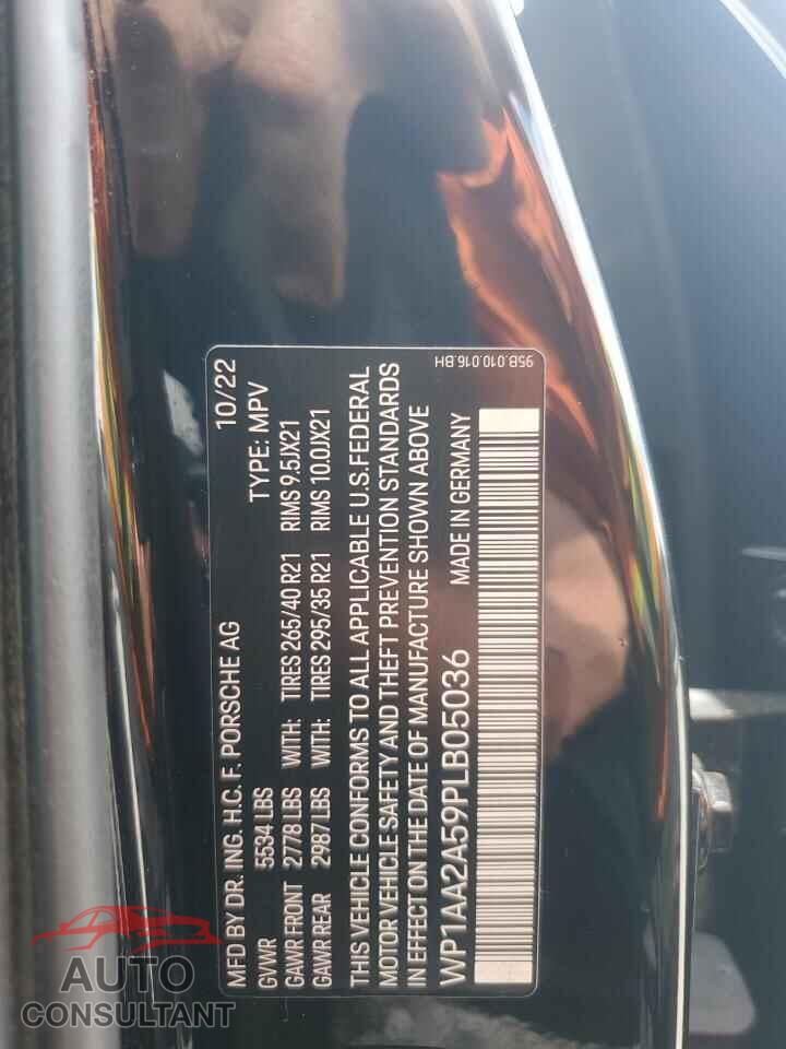 PORSCHE MACAN BASE 2023 - WP1AA2A59PLB05036