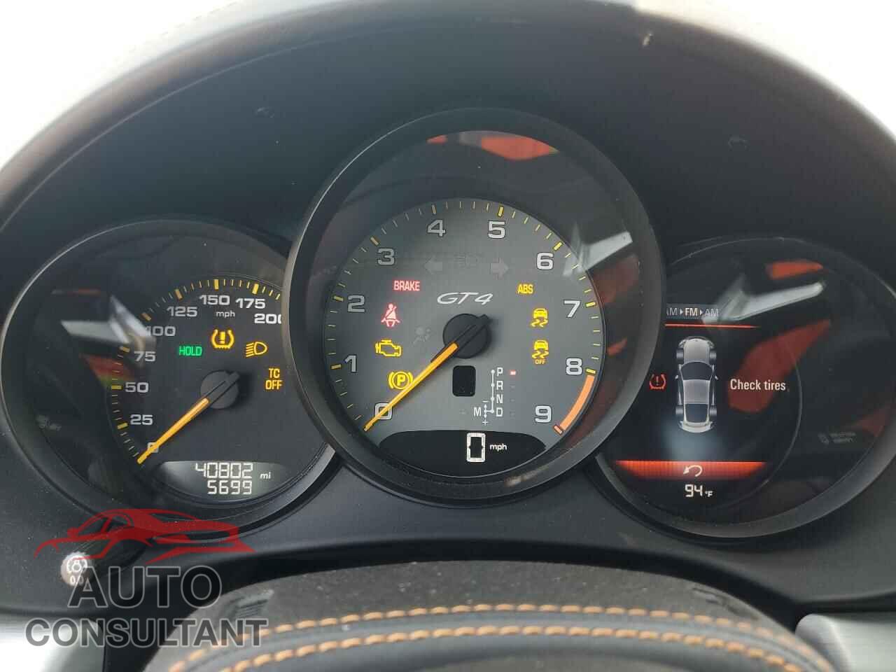 PORSCHE CAYMAN 2021 - WP0AC2A89MS289322
